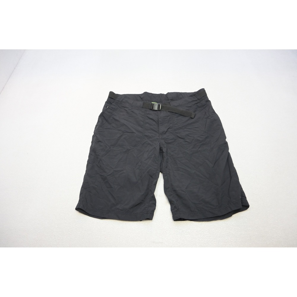 REI Sahara Cargo Shorts Womens 16 Black‎ Hiking Outdoor Belted UPF Excellent